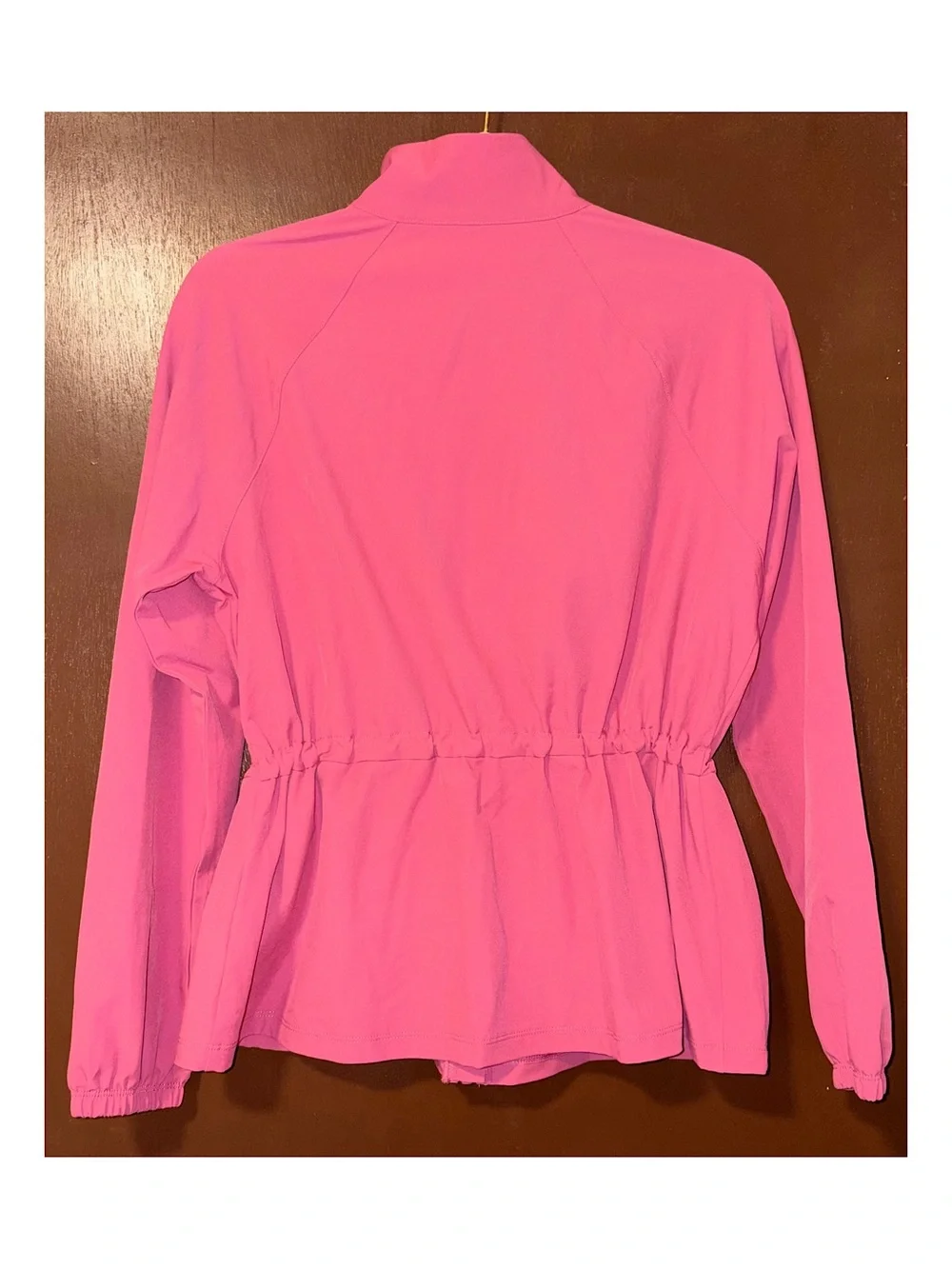 All in Motion Woven Peplum Jacket (Berry Pink - Extra Small)